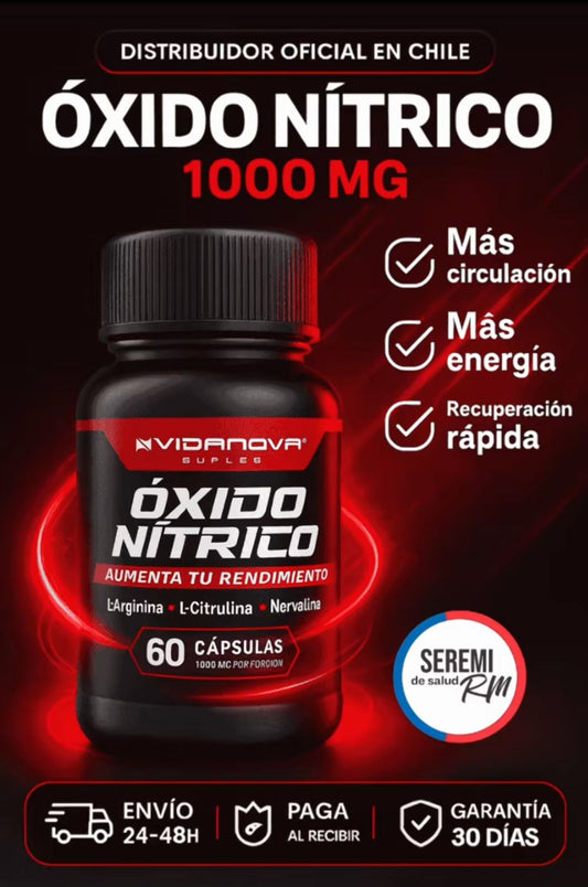 OXIDO NITRICO 1000MG 60 CAPS